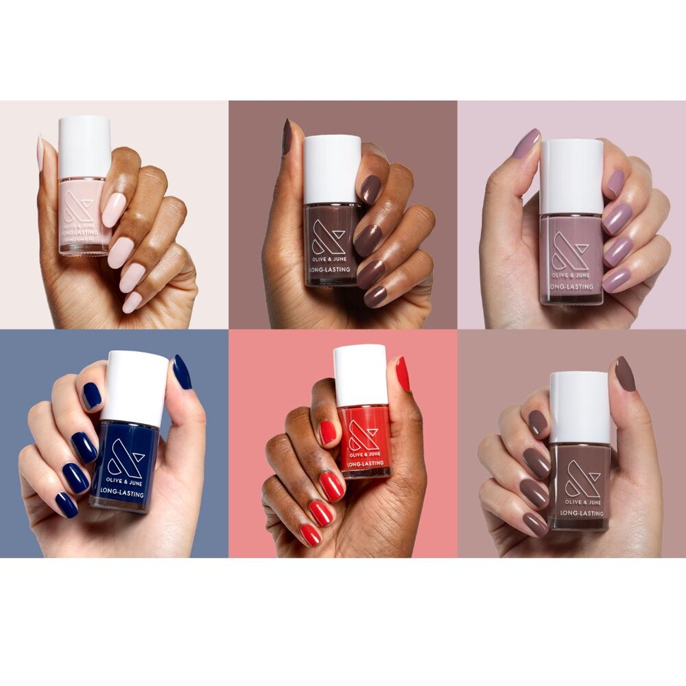 NEW Olive & June Fall Long-Lasting Polish Set of 6 Polishes - Picture 2 of 11